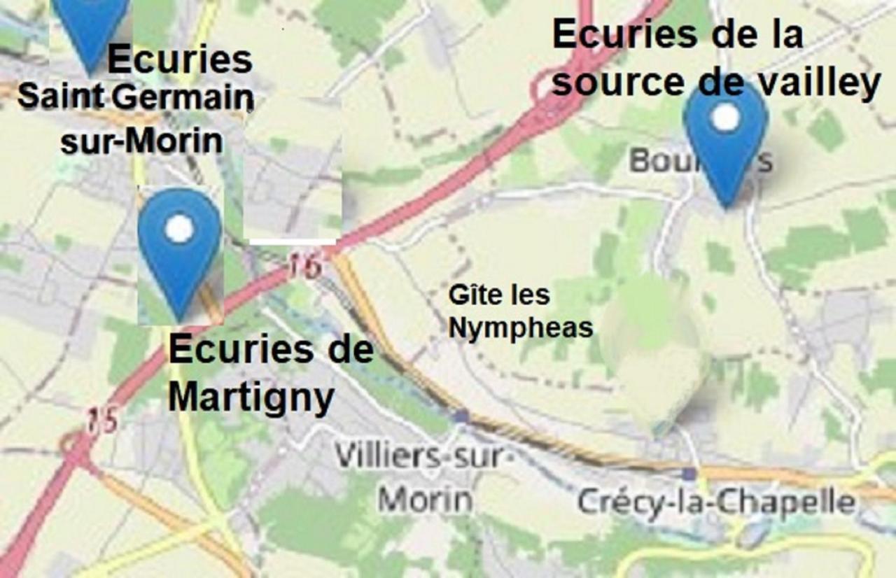 Les Nympheas, Appart Au Calme Et Grand Jardin A 15 Min De Disneyland, Crecy-la-Chapelle Екстериор снимка