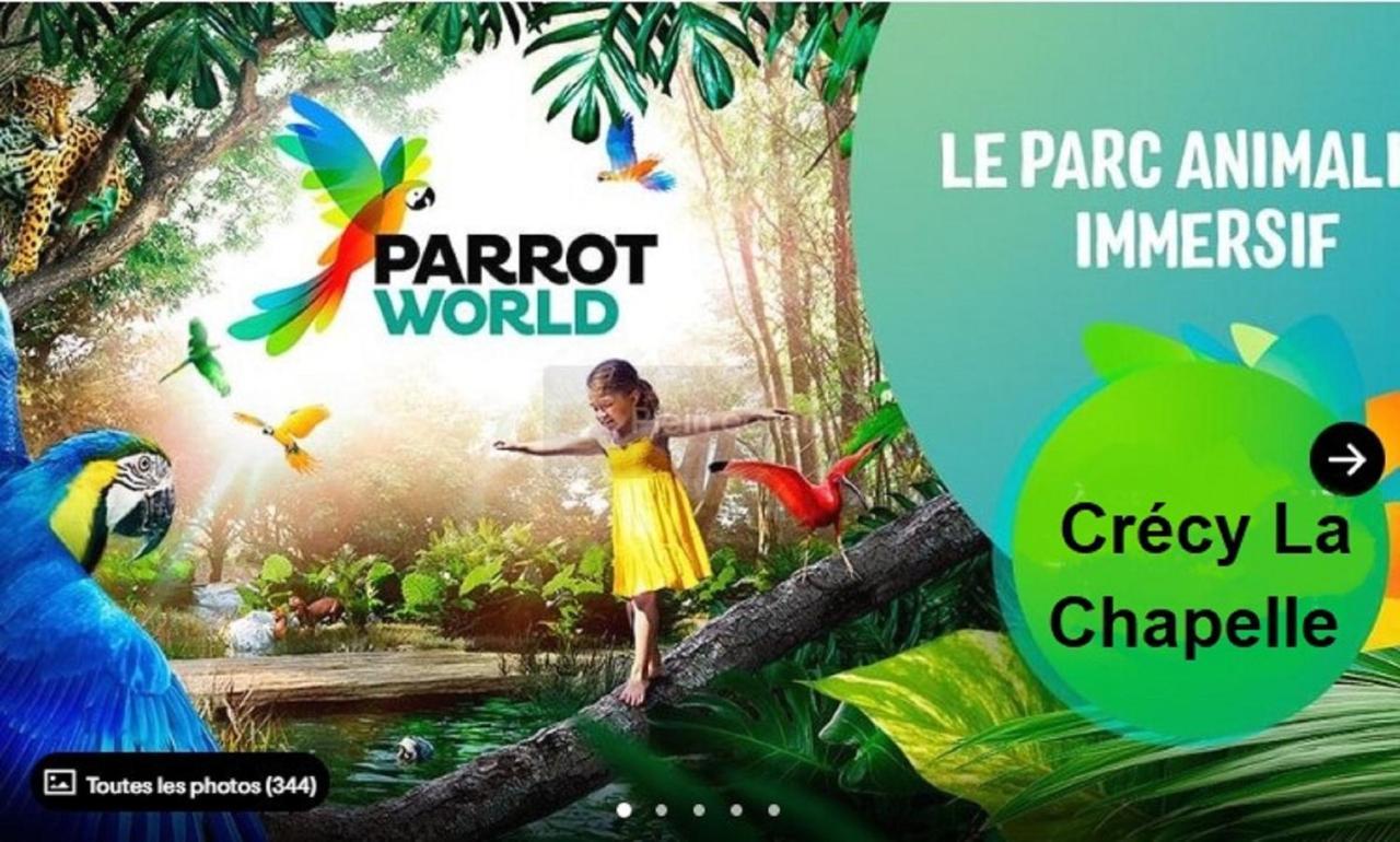 Les Nympheas, Appart Au Calme Et Grand Jardin A 15 Min De Disneyland, Crecy-la-Chapelle Екстериор снимка